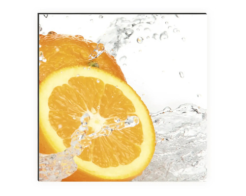 Dekorativní deska s pomeranči ve vodě