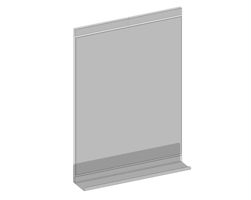 Sprchová zástěna s poličkou