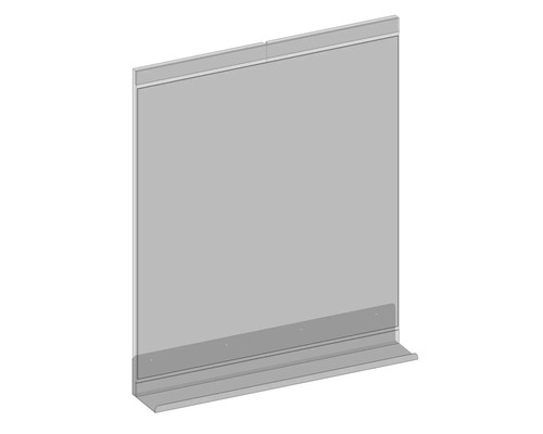 Upevňovací profil sprchové stěny