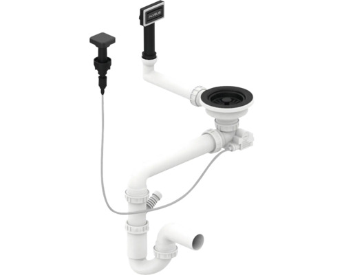 Dřezová výpustná souprava s excentrickým ovládáním