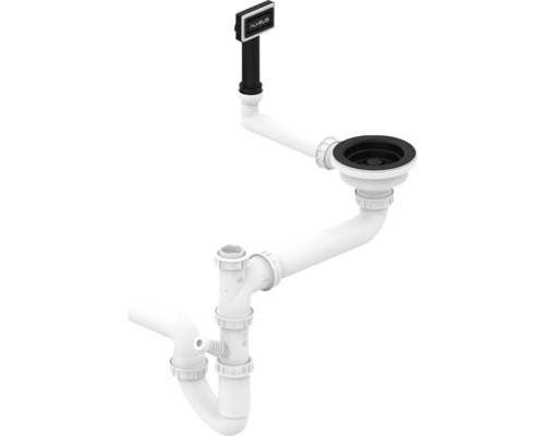 Odtokový set pro kuchyňský dřez z plastu