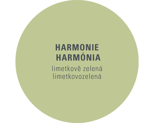 Harmonie, limetkově zelená