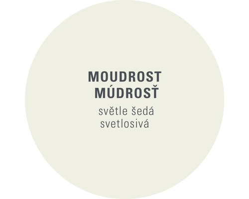 Moudrost světlá barva