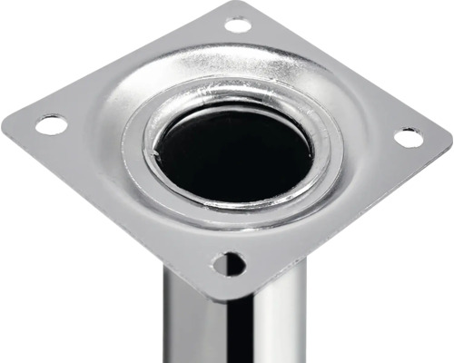 Kovová noha nábytku s montážní deskou