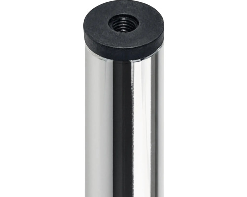 Kovová nábytková noha se závitem a plastovou patkou