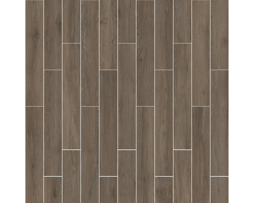 Pokládka podlouhlých dlaždic s dřevěným vzhledem