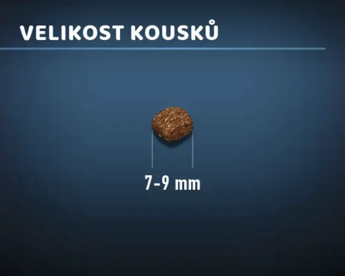 Velikost kousku 7 až 9 milimetrů