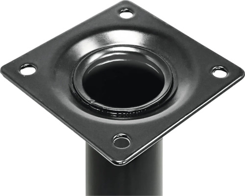 Kovová upevňovací deska nohy stolu se čtyřmi otvory