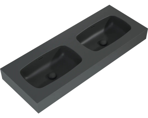 Dvojité umyvadlo z litého minerálu do koupelny