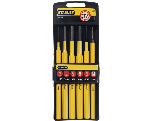 Sada důlčíků Stanley, šest kusů, různé velikosti
