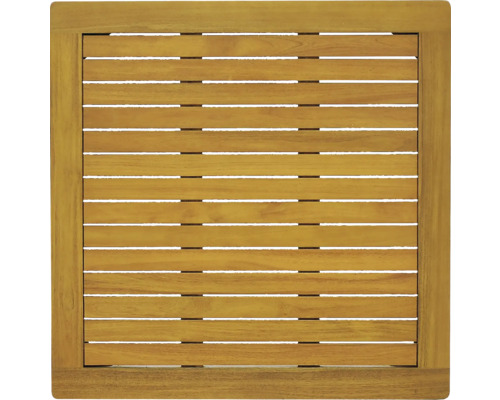 Čtvercová stolová deska z dřevěných lamel