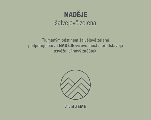 Naděje Šalvějově zelená