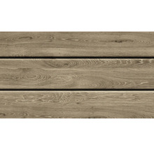 Dřevěná fasáda s kresbou