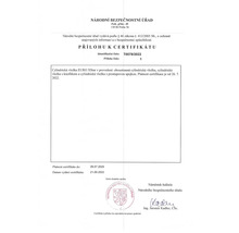 Certifikát pro vložku EURO XStar