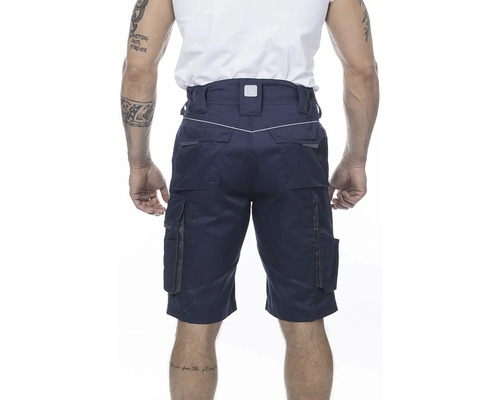 Pracovní šortky s pohledem na kapsy zezadu