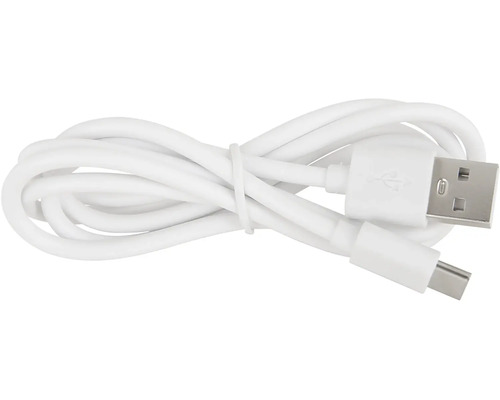 Bílý USB kabel