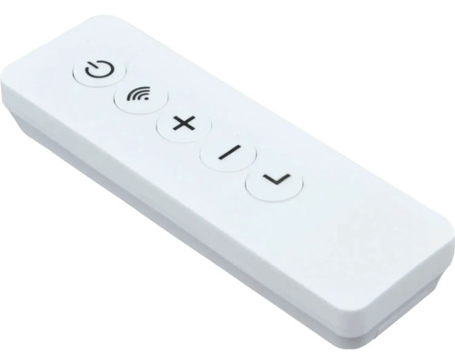 Bílé dálkové ovládání s několika tlačítky