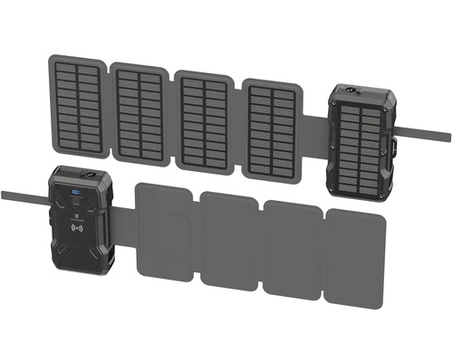 Skládací solární panel pro nabíjení elektronických zařízení