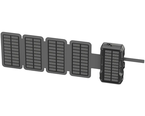 Solární panel s baterií pro venkovní použití