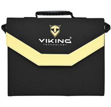 Černá brašna na nářadí Viking s držadlem a ramenním popruhem