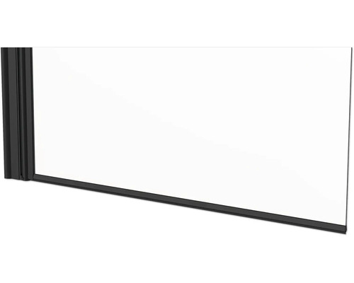 Sprchová zástěna s černým rámem