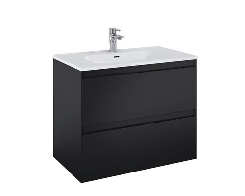 Skříňka pod umyvadlo se dvěma zásuvkami a umyvadlem na desku