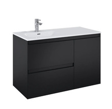 Skříňka pod umyvadlo Jungborn DECEM černá 1000 x 635 x 458 mm 168151