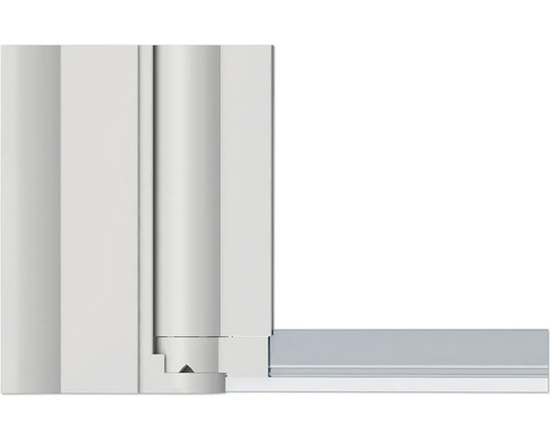 Detailní pohled na profil sprchového koutu