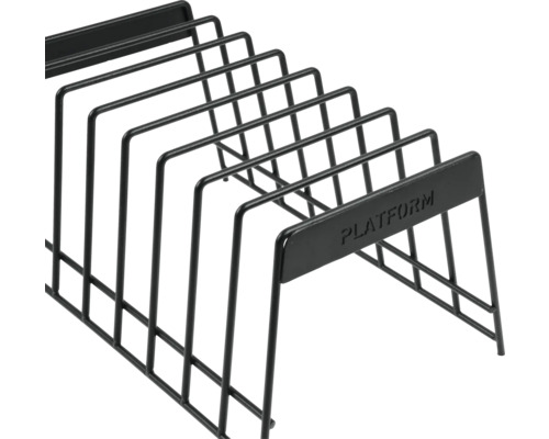 Kovový stojan na noviny