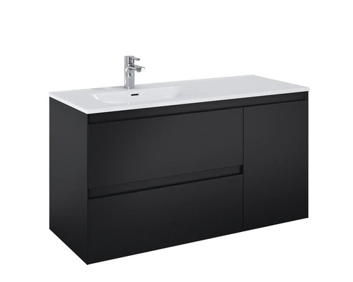 Skříňka pod umyvadlo s umyvadlem a vodovodní baterií do koupelny