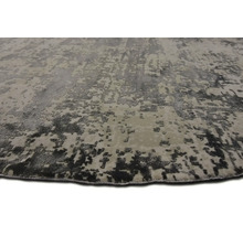 Kusový koberec Cordoba dark grey round 150x150 cm