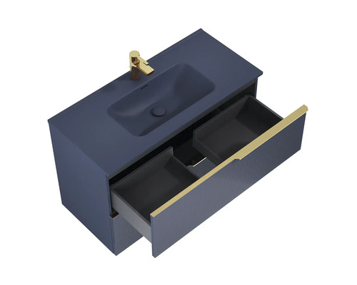 Skříňka pod umyvadlo s umyvadlem a zásuvkami