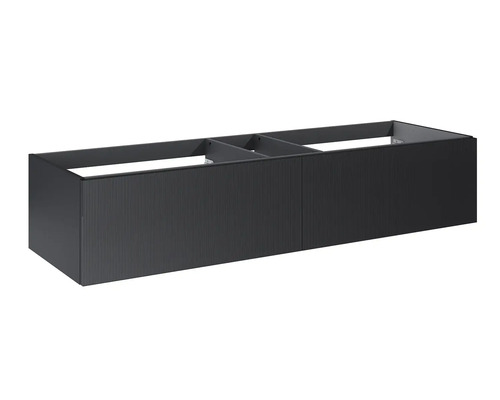 Skříňka pod umyvadlo v antracitové barvě se dvěma dvířky