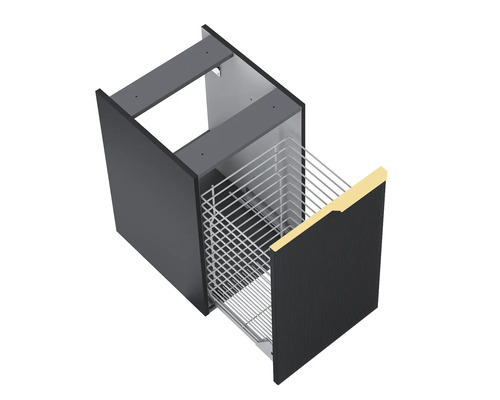 Kuchyňská skříňka s drátěným košem