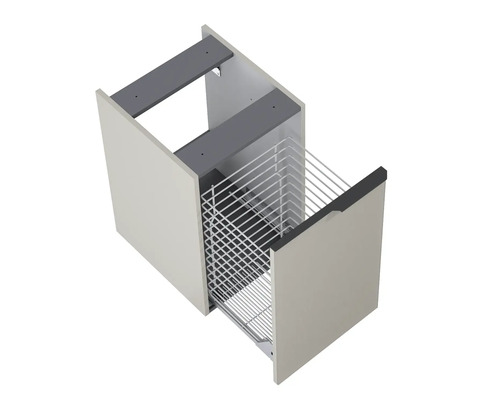 Kuchyňská skříňka s drátěným košem