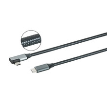 Pletený kabel USB-C se dvěma konektory