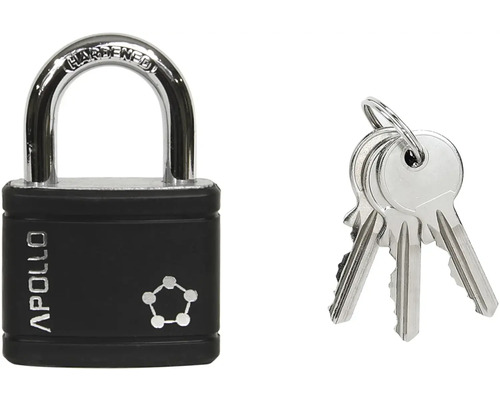 Visací zámek Apollo se třemi klíči