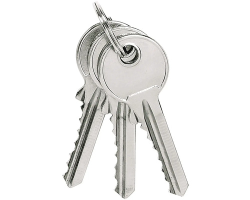 Svazek tří klíčů na kroužku