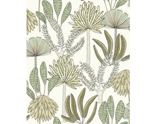 Tapeta s rostlinným vzorem