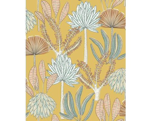 Ilustrace stromů na tapetě