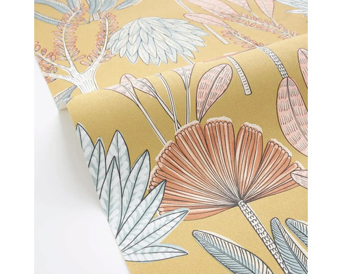 Tapeta s rostlinným vzorem