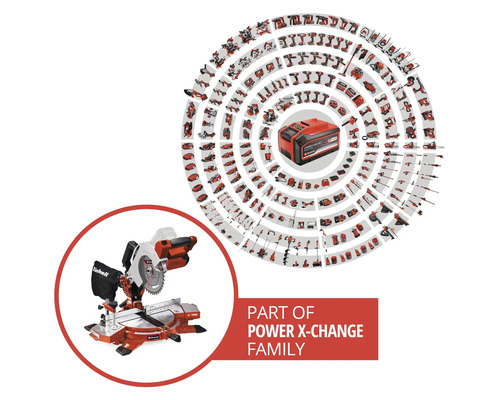 Rodina Einhell Power X-Change s pokosovou pilou