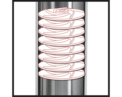 Vícestupňové odstředivé čerpadlo s několika oběžnými koly