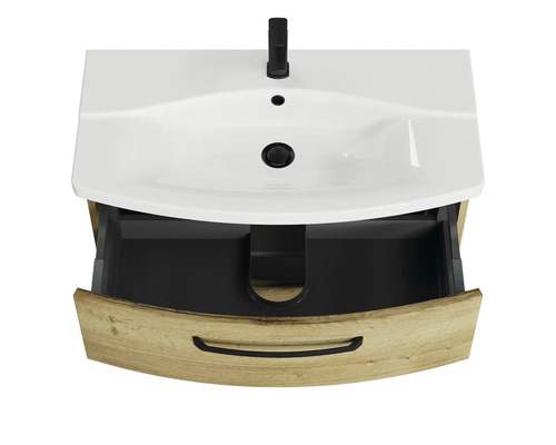 Skříňka pod umyvadlo s výsuvem a umyvadlem