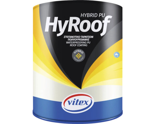 Hydroizolační nátěr na rovné střechy Vitex HyRoof hybrid PU, bíý 3l HyRoof Hybridní PU střešní nátěr v plechovce