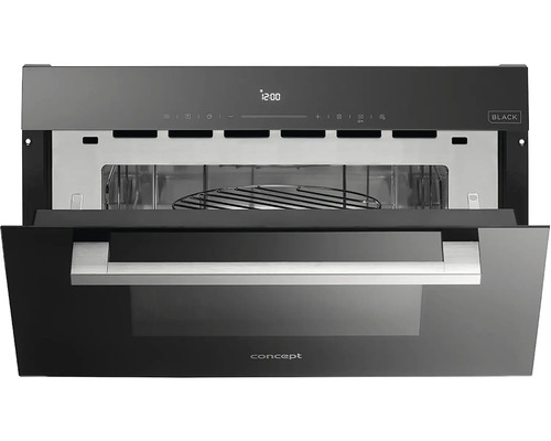 Odsavač par s vnitřním pohledem a ovládacím panelem