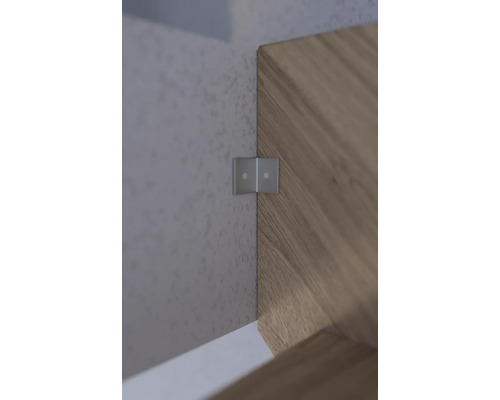 Detail rohového spoje s rohovým konektorem