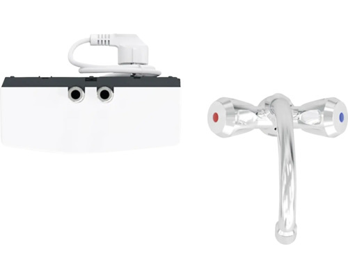 Elektrický ohřívač vody s kohoutkovou baterií