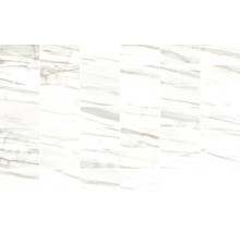 Dlažba Obklad imitace mramoru LUCCA Bianco Gold lesklá 30x60 cm