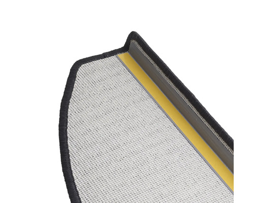 Výřez rohožky s povrchovou úpravou zad a textilním povrchem